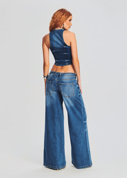 SER.O.YA SAINT OVERSIZED JEAN- bayside