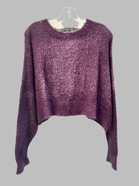 Avant Toi Knitted Pullover- Plum/Black Avant Toi Knitted Pullover- Plum/Black