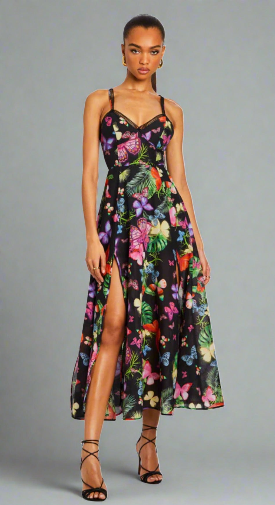 Charo Ruiz IRASO LONG DRESS- Black Borbo Charo Ruiz IRASO LONG DRESS- Black Borbo