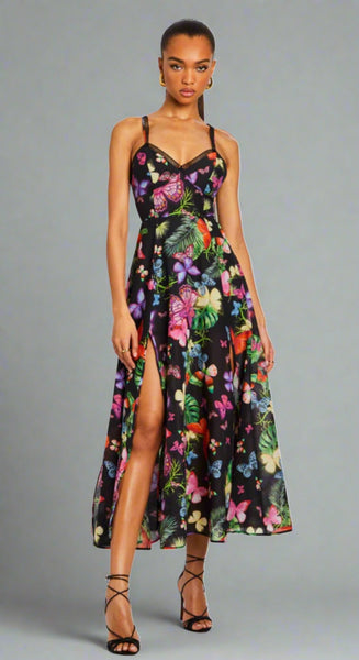 Charo Ruiz IRASO LONG DRESS- Black Borbo