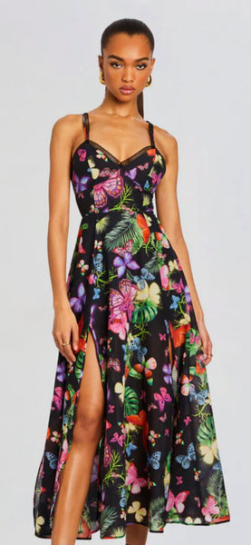 Charo Ruiz IRASO LONG DRESS- Black Borbo