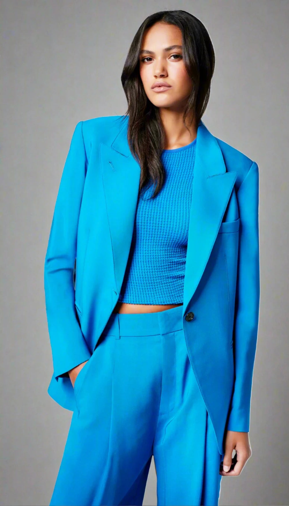 SMYTHE 90'S BLAZER- Aegean Blue SMYTHE 90'S BLAZER- Aegean Blue