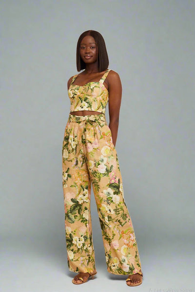 Cara Cara Soho Pants- Ginger Root Kingston Floral