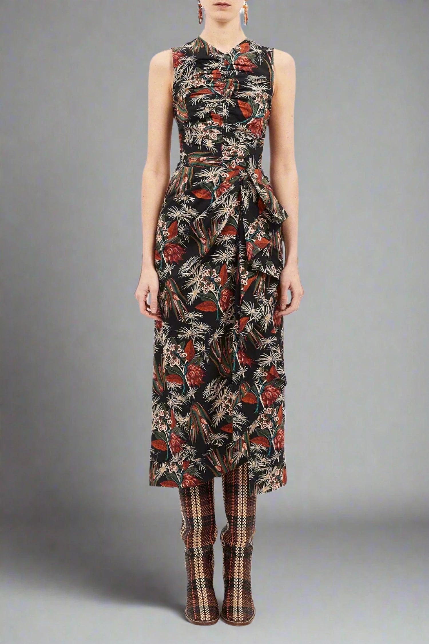 Ulla Johnson Edlyn Dress-Anthurium Ulla Johnson Edlyn Dress-Anthurium