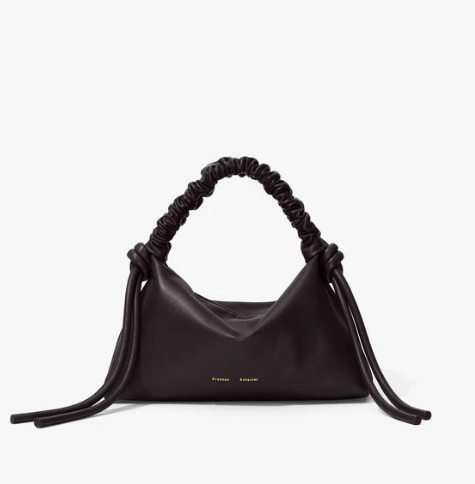 Proenza Schouler Mini Drawstring Bag- Black