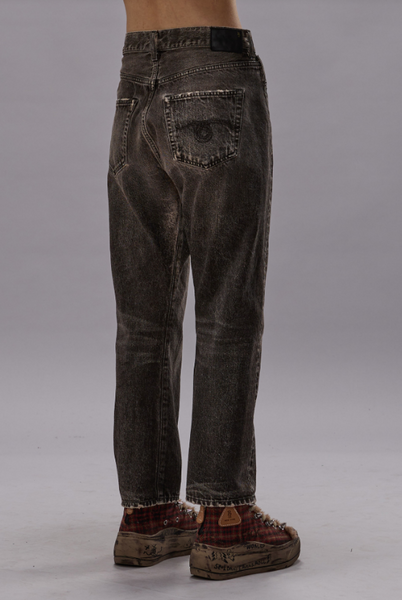 R13 Cross Over Jean- MUD GREY