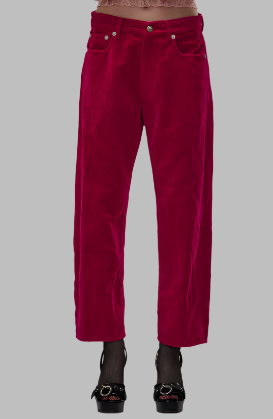 R13 Boyfriend Jean- Raspberry Velvet R13 Boyfriend Jean- Raspberry Velvet