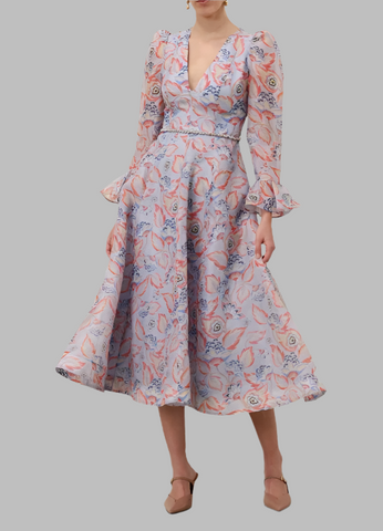 Veronica Beard RAFAELA COTTON EYELET SHIRTDRESS