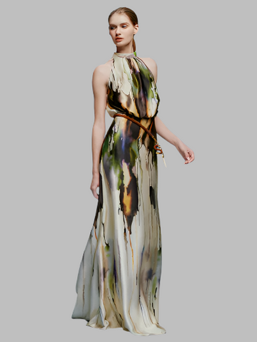 Veronica Beard Iker Puffed-Sleeve Dress Vivid Orchid