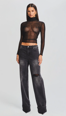 R13 Boyfriend Jean- Aspen Selvedge Blue