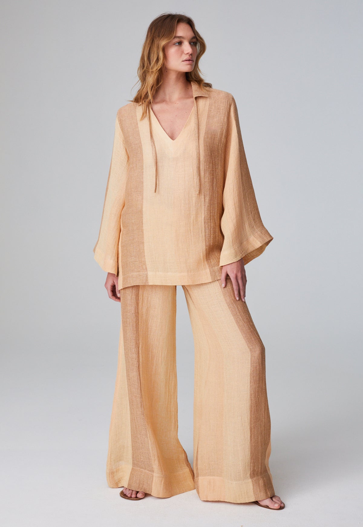 Lisa Marie Fernandez The Low-Waist Wide Leg Pant Lisa Marie Fernandez The Low-Waist Wide Leg Pant