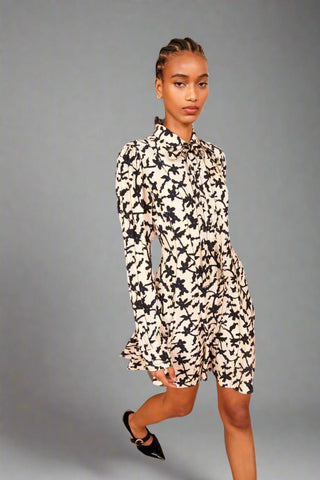 Veronica Beard RAFAELA COTTON EYELET SHIRTDRESS