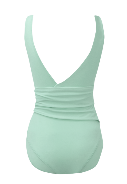 Lisa Marie Fernandez dree louise seafoam crepe maillot