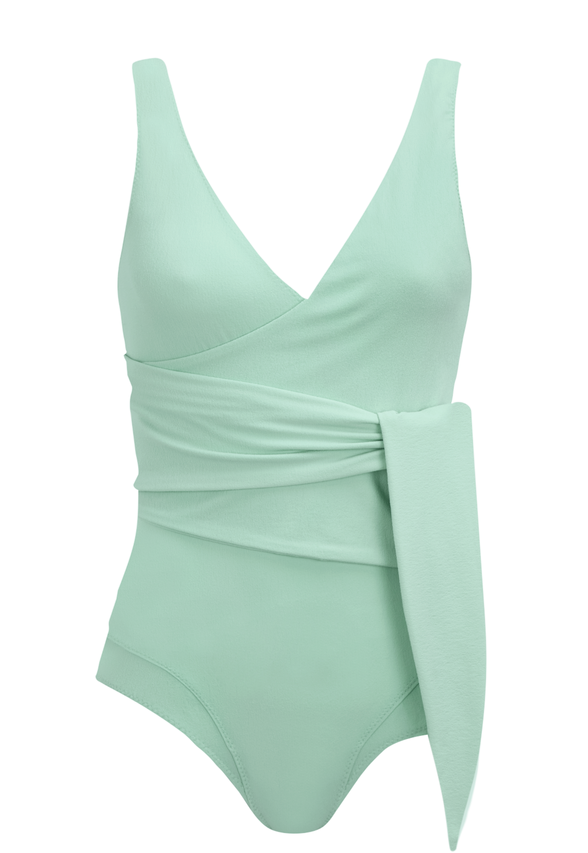 Lisa Marie Fernandez dree louise seafoam crepe maillot Lisa Marie Fernandez dree louise seafoam crepe maillot