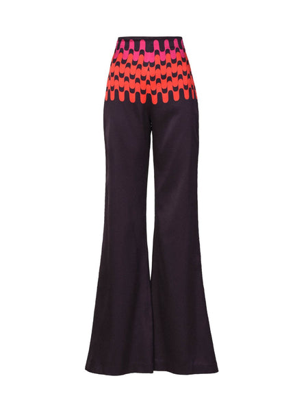 Silvia Tcherassi Andie Pant -Plum