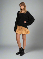 ALC Jenny Vegan Leather Skirt