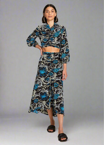 Proenza Schouler One Shoulder Belted Neckband Top