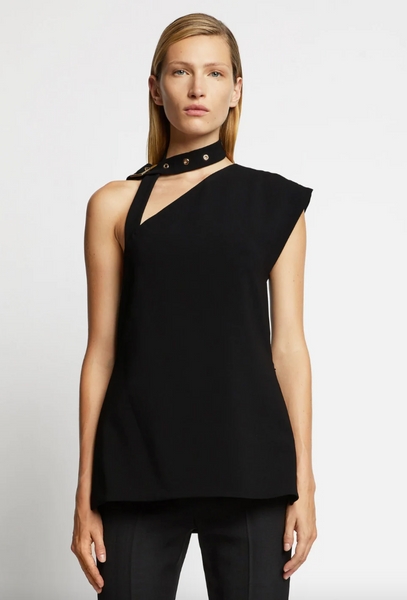 Proenza Schouler One Shoulder Belted Neckband Top