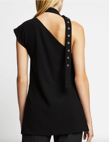 Proenza Schouler One Shoulder Belted Neckband Top
