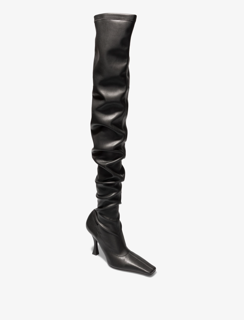 Proenza Schouler Ruched over the knee Boots- Black Proenza Schouler Ruched over the knee Boots- Black