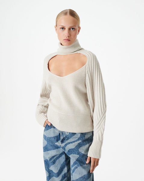 IRO MURANE HIGH-NECK SWEATER
