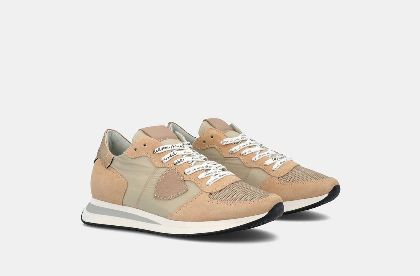 Philippe Model Trpx Mondial Croco - Beige Philippe Model Trpx Mondial Croco - Beige