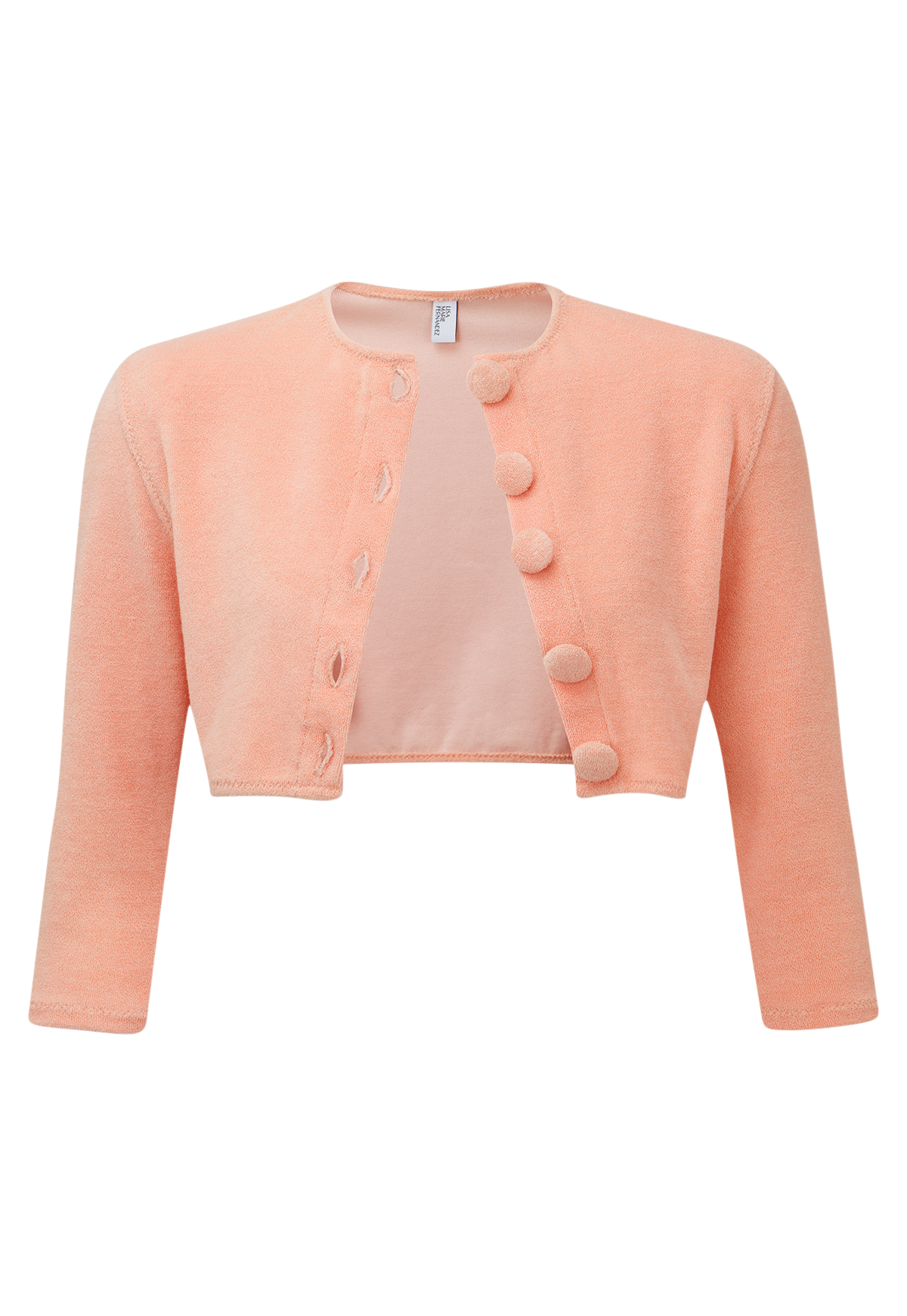 Lisa Marie Fernandez peach terry cardigan Lisa Marie Fernandez peach terry cardigan