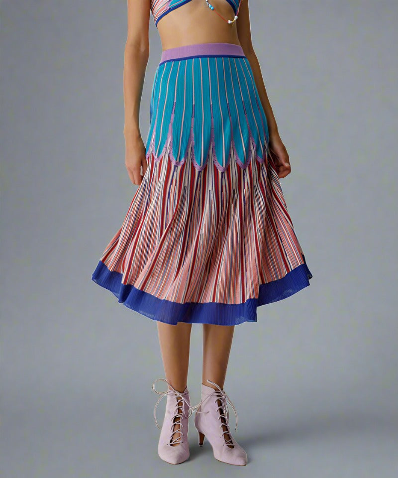 Forte Forte skirt with  Forte Forte skirt with "happy sun" inlay
