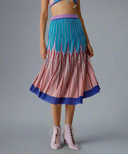 Forte Forte skirt with "happy sun" inlay