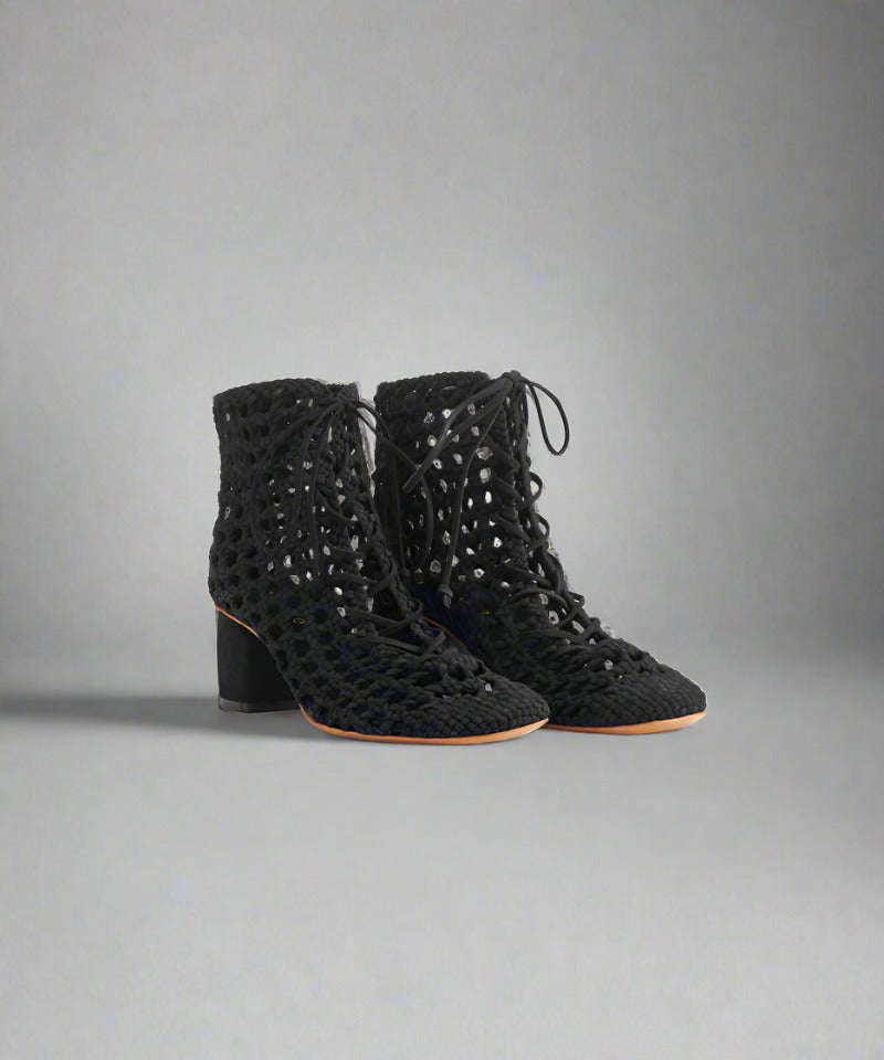 Forte Forte 9545_my shoes chic ankle boot in braided suede Forte Forte 9545_my shoes chic ankle boot in braided suede