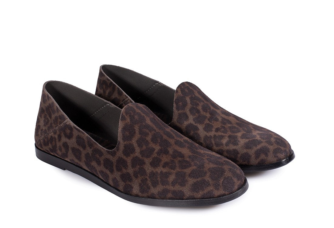 Pedro Garcia Yoshi Slip On-slate leopard castoro Pedro Garcia Yoshi Slip On-slate leopard castoro