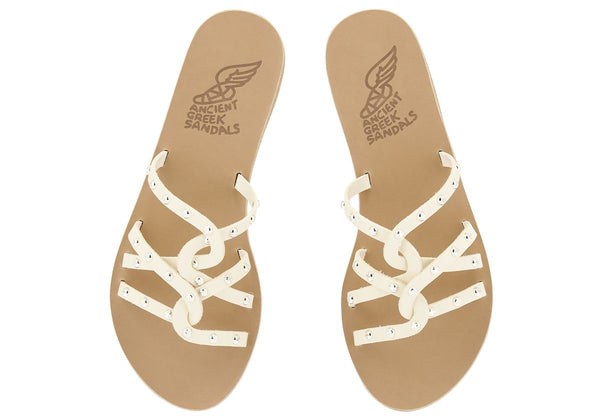 Ancient Greek Sandals Revekka Rivets- Off White
