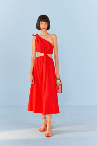 Lisa Marie Fernandez The Scallop Cap Sleeve Mini Dress