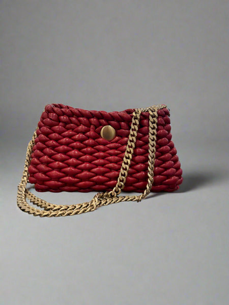 Proenza Schouler Quilted Chain Tobo Bag - Red