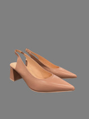 AGL Dodi Sling back pump- Tan