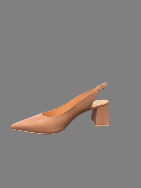 AGL Dodi Sling back pump- Tan