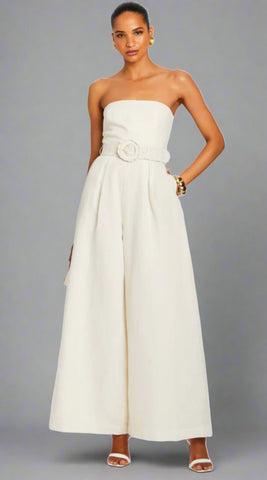 LaPointe Doubleface Satin Halter Cowl Neck Gown - Hibiscus