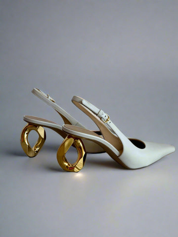 Golden Goose Janis Sandal- cuoio