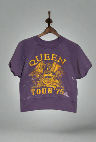 Madeworn- QUEEN '75 TOUR SHORT SLEEVE SWEATSHIRT