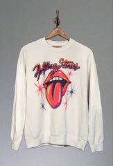 Madeworn ROLLING STONES AIRBRUSH CLASSIC CREW SWEATSHIRT