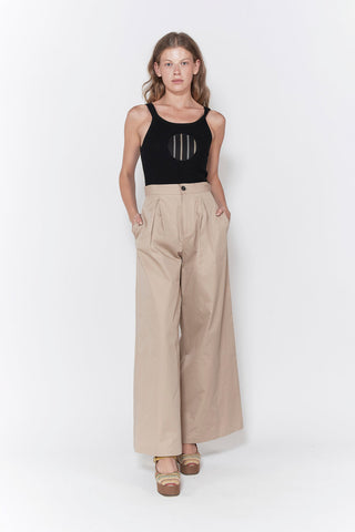 Veronica Beard RENZO PANT-Navy With Silver Buttons