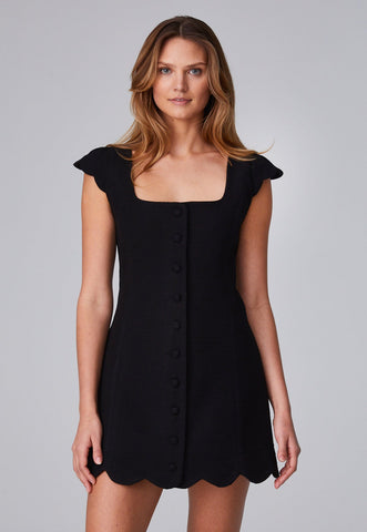 Silvia Tcherassi Amanda Dress Black Embroidered