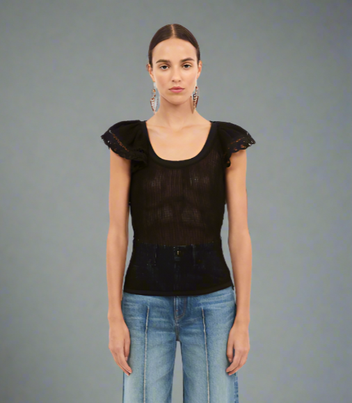 Ulla Johnson Miriam Top- Black