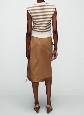 Veronica Beard MADELINE SKIRT- ACORN