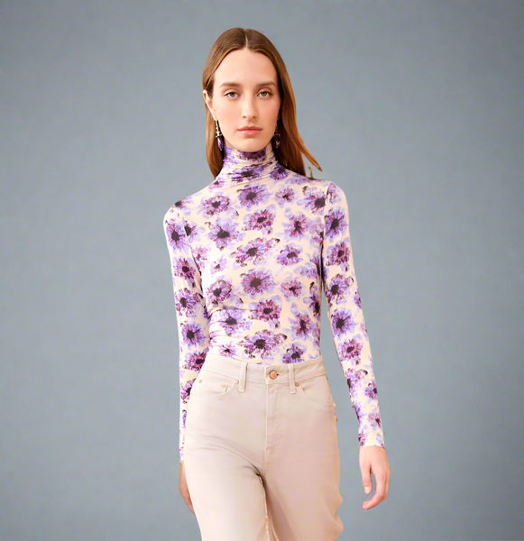 Ulla Johnson Aurelia Turtleneck- WISTERIA