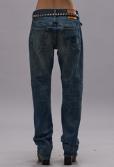 R13 Boyfriend Jean- Aspen Selvedge Blue