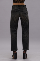 R13 Romeo Jean- Kennet Black Stretch