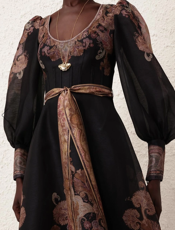 Zimmermann ILLUSTRATION STRUCTURED DRESS – Lotus boutiques Zimmermann ILLUSTRATION STRUCTURED DRESS – Lotus boutiques