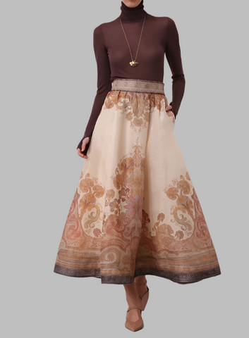 Zimmermann ILLUSTRATION MIDI SKIRT