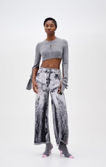 PH5 ZAHRA WIDE LEG PANTS- CHARCOAL GRAY